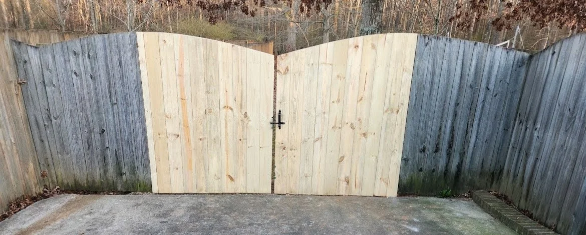 Fence installed by Madison Fence